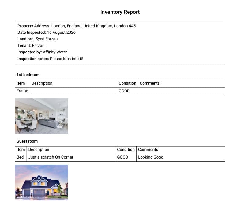 Inventory report