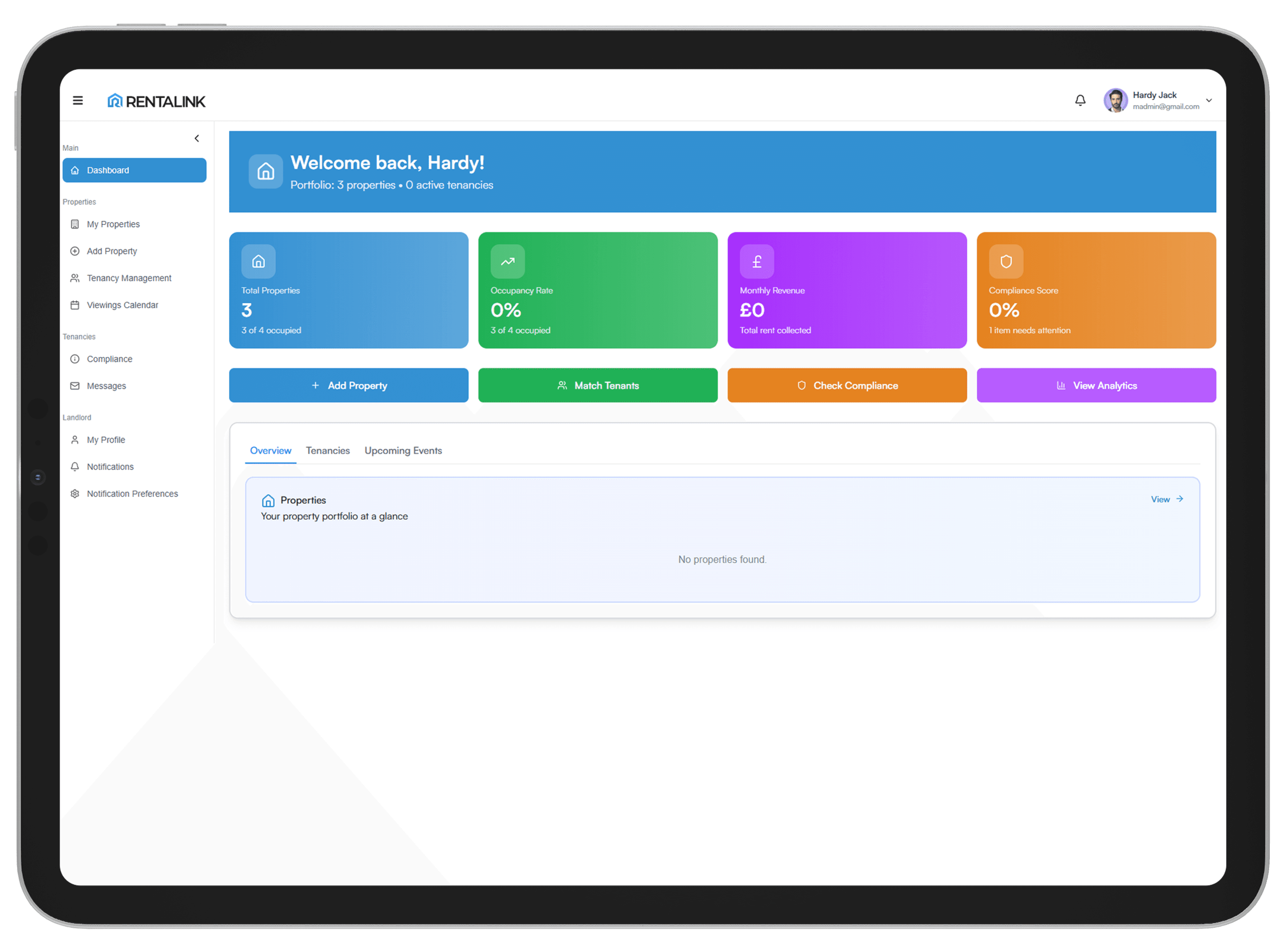 Landlord Dashboard